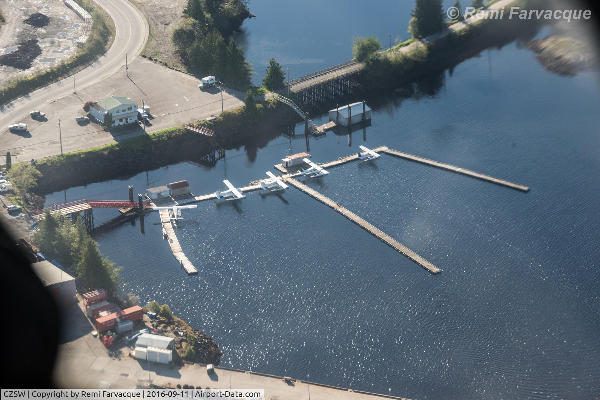 Prince Rupert/Seal Cove Water Airport, Prince Rupert, British Columbia Canada (CZSW) - General view of docks.