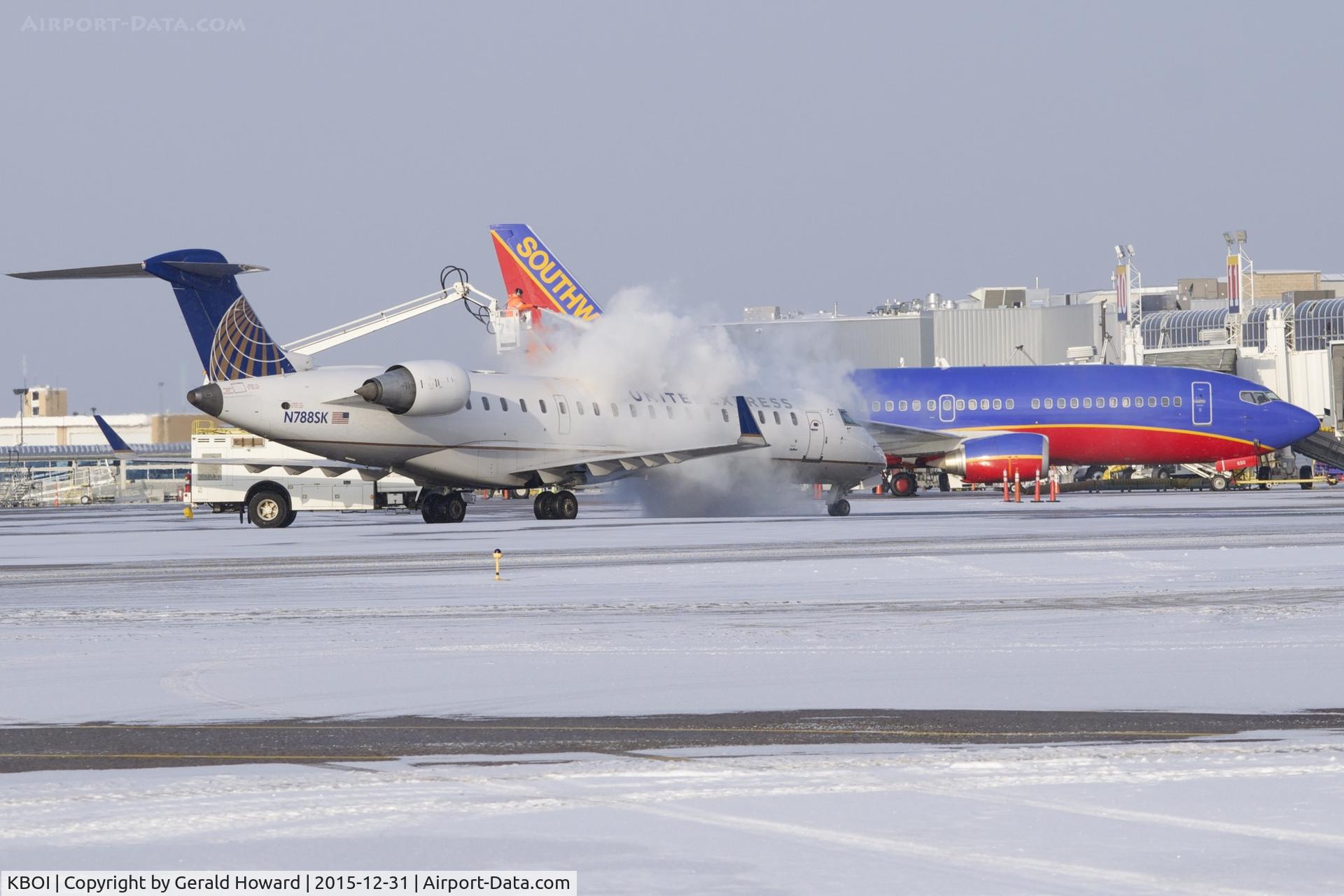 Boise Air Terminal/gowen Fld Airport (BOI) - South ramp along Concourse B.