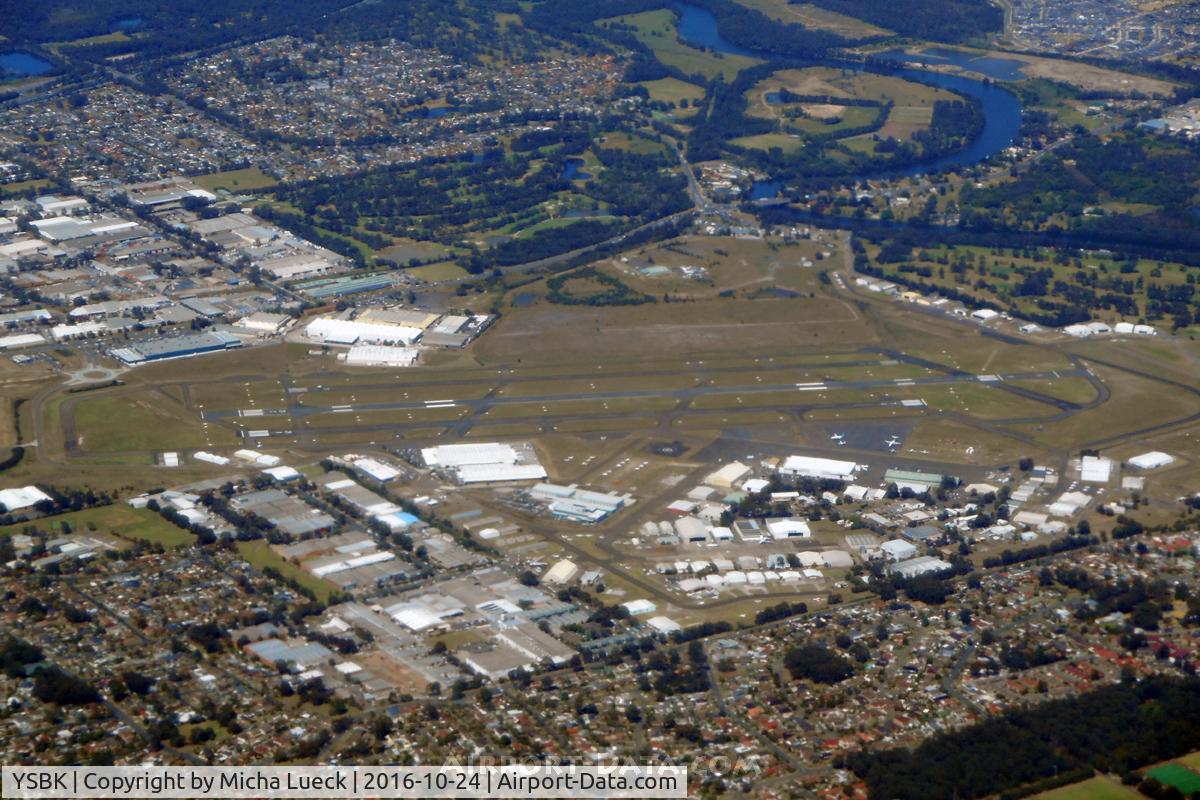 Bankstown Airport, Bankstown, New South Wales Australia (YSBK) - Taken from ZK-OKM (AKL-SYD)