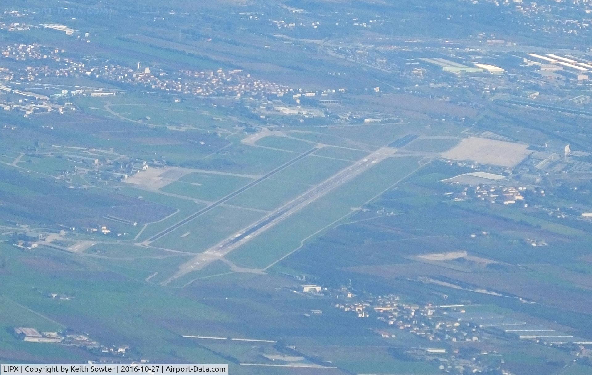 Verona Airport (Villafranca International Airport, Valerio Catullo), Verona Italy (LIPX) - Looking north 