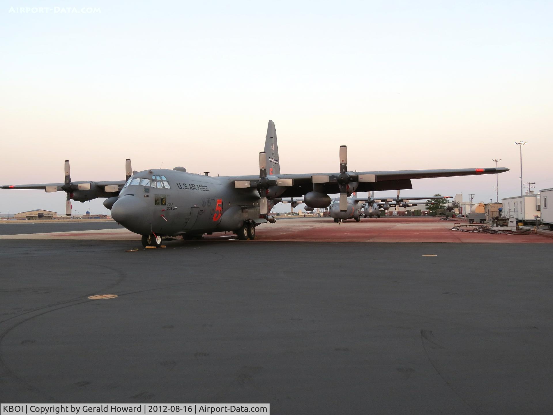 Boise Air Terminal/gowen Fld Airport (BOI) - NIFC ramp.