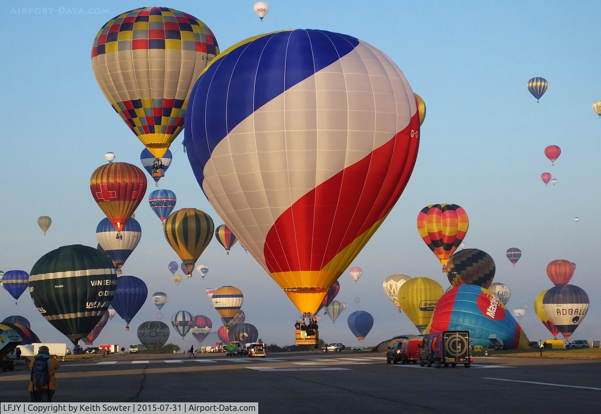 LFJY Airport - Mass take- off from Chambley airfield Lorraine  France 
