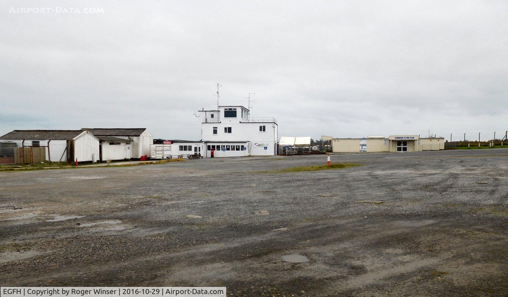 Swansea Airport, Swansea, Wales United Kingdom (EGFH) - Main buildings at the airport.