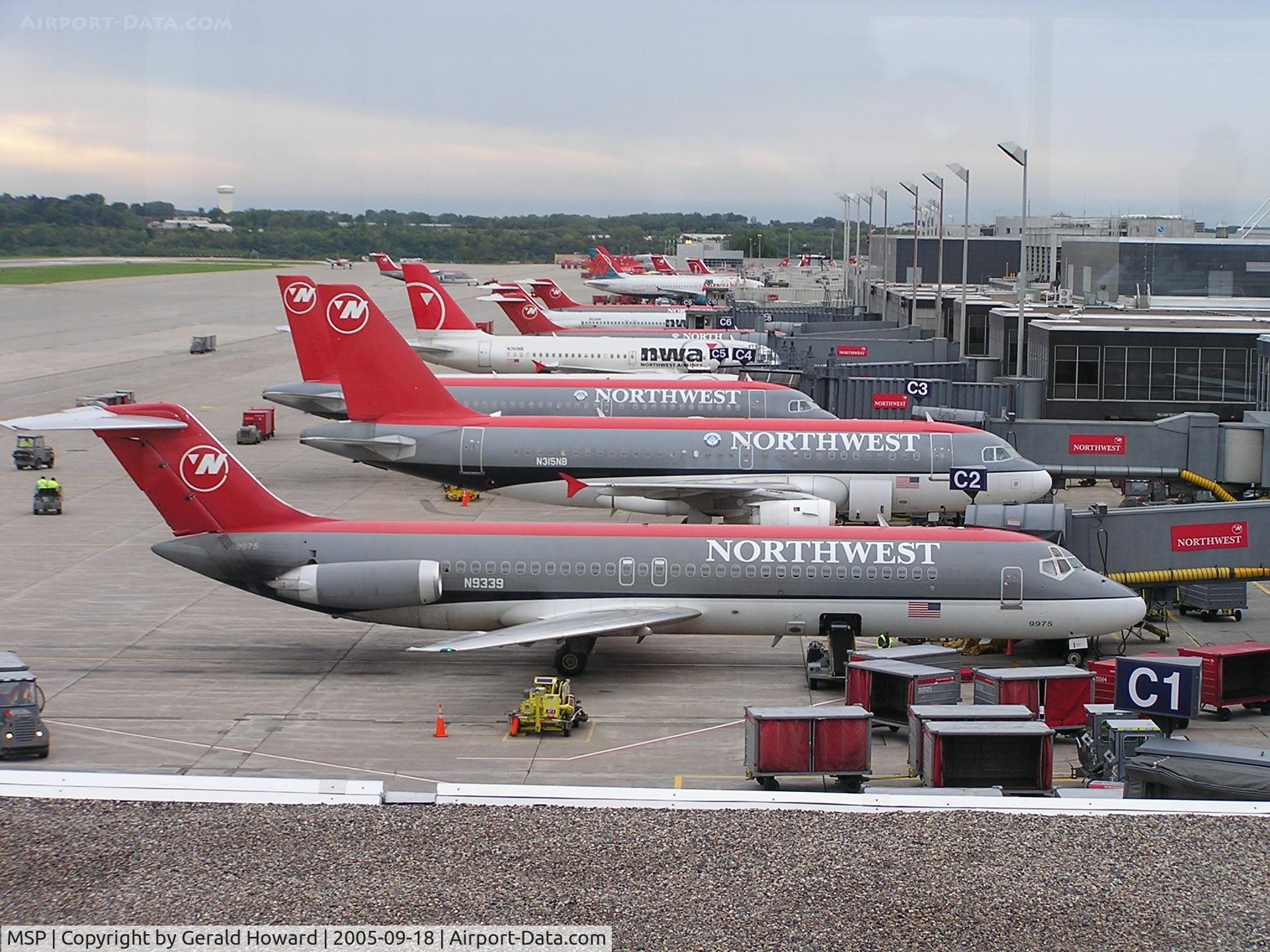Minneapolis-st Paul Intl/wold-chamberlain Airport (MSP) - When Northwest was still there.