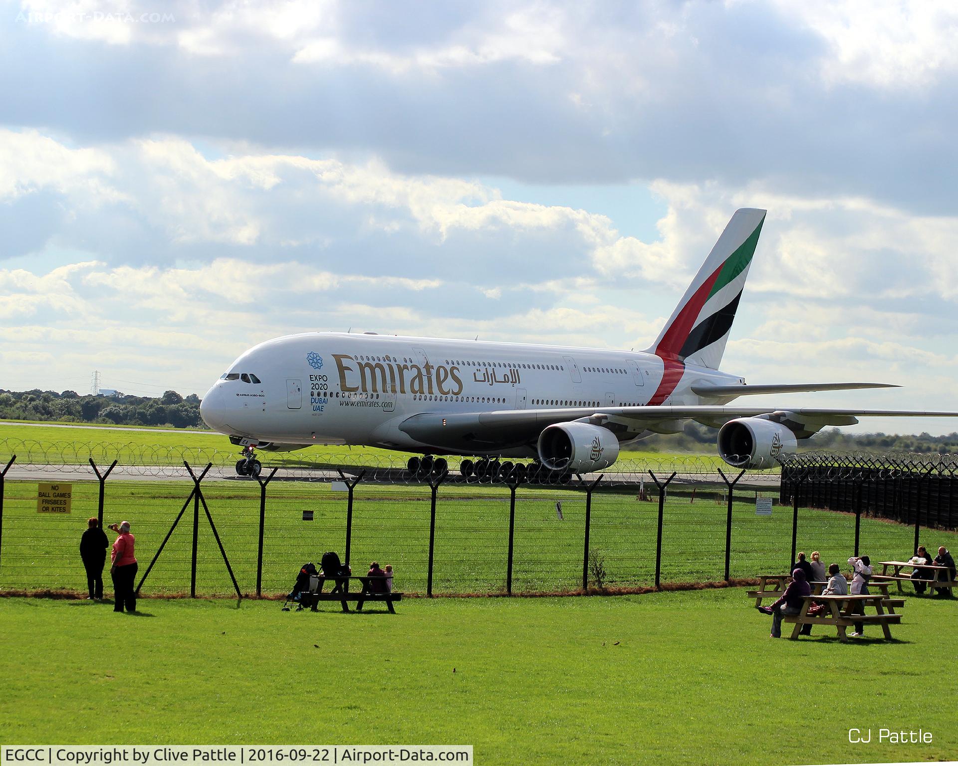 Manchester Airport, Manchester, England United Kingdom (EGCC) - Viewing area at Manchester EGCC