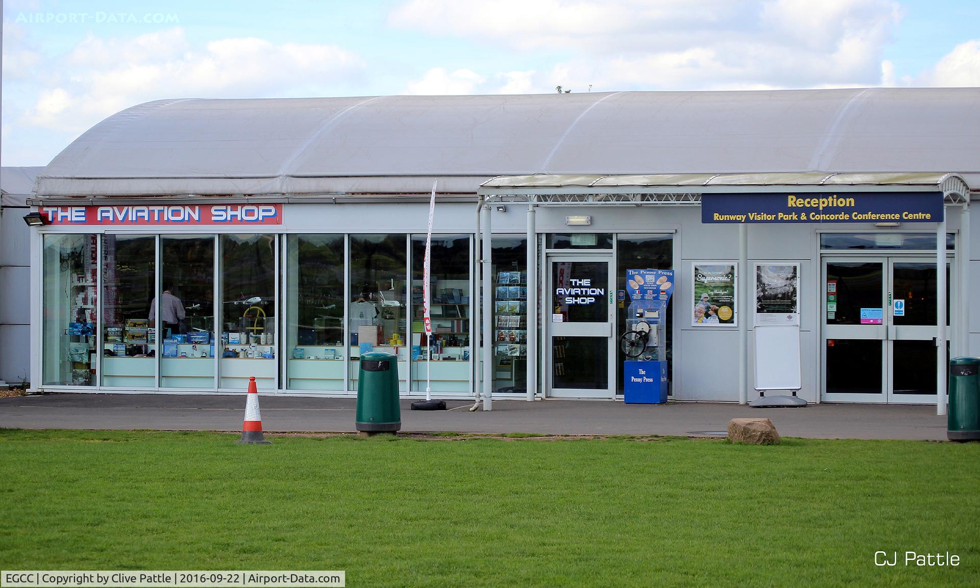 Manchester Airport, Manchester, England United Kingdom (EGCC) - Manchester viewing area - Aviation shop