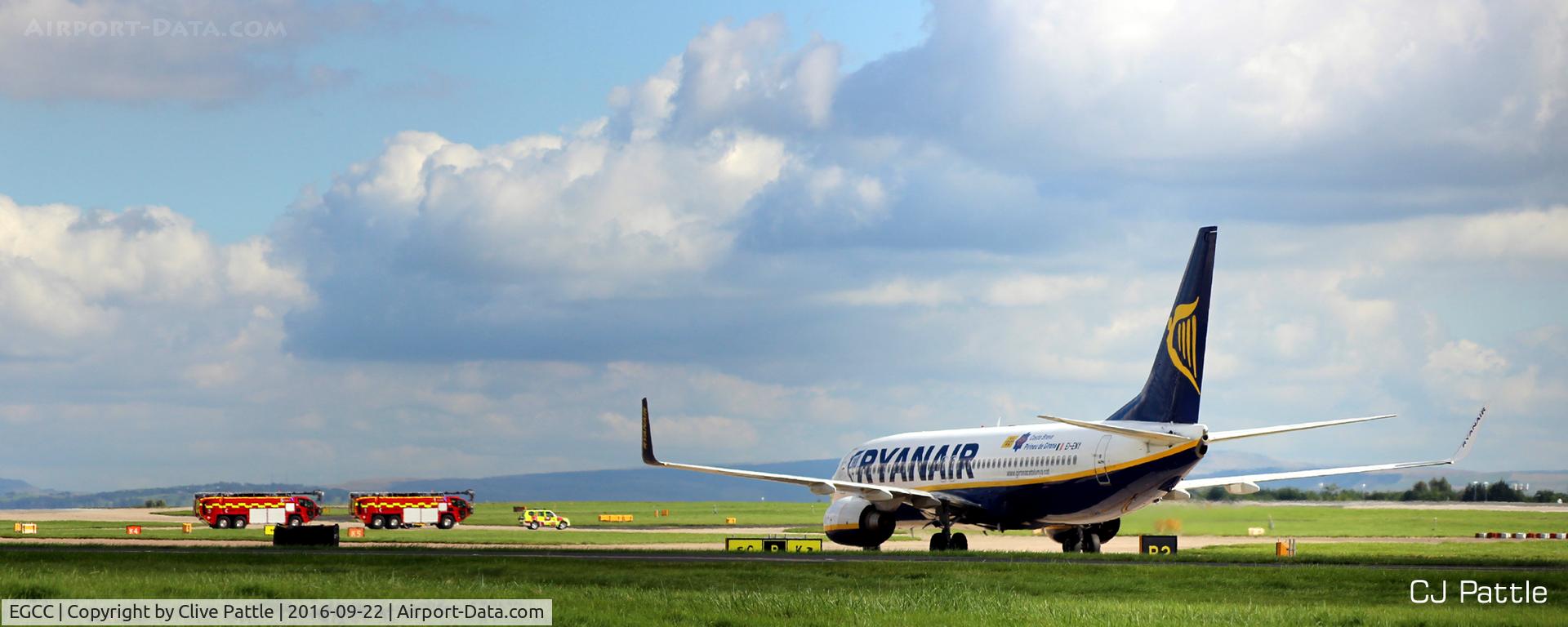 Manchester Airport, Manchester, England United Kingdom (EGCC) - Airport scene at Manchester EGCC