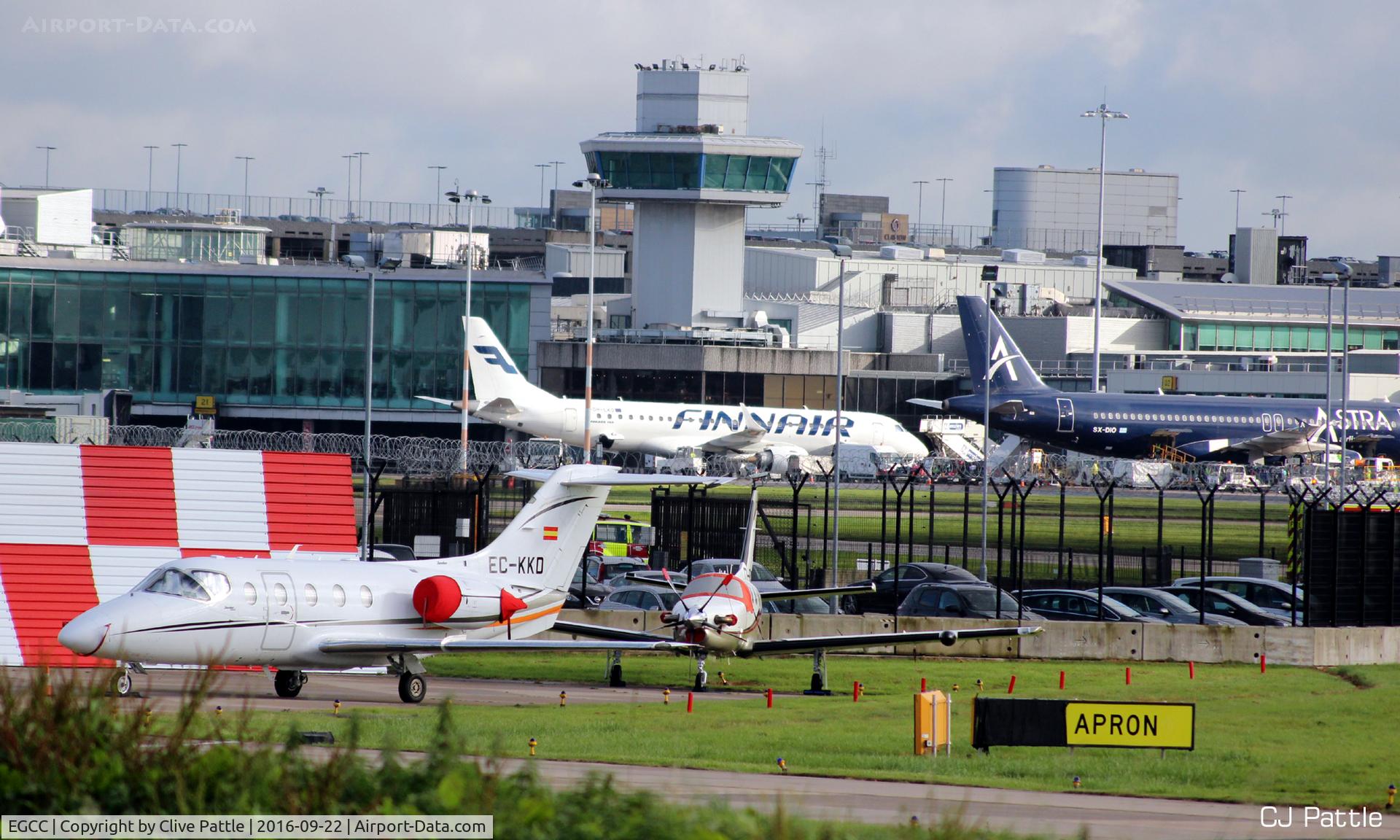Manchester Airport, Manchester, England United Kingdom (EGCC) - Terminal view at EGCC