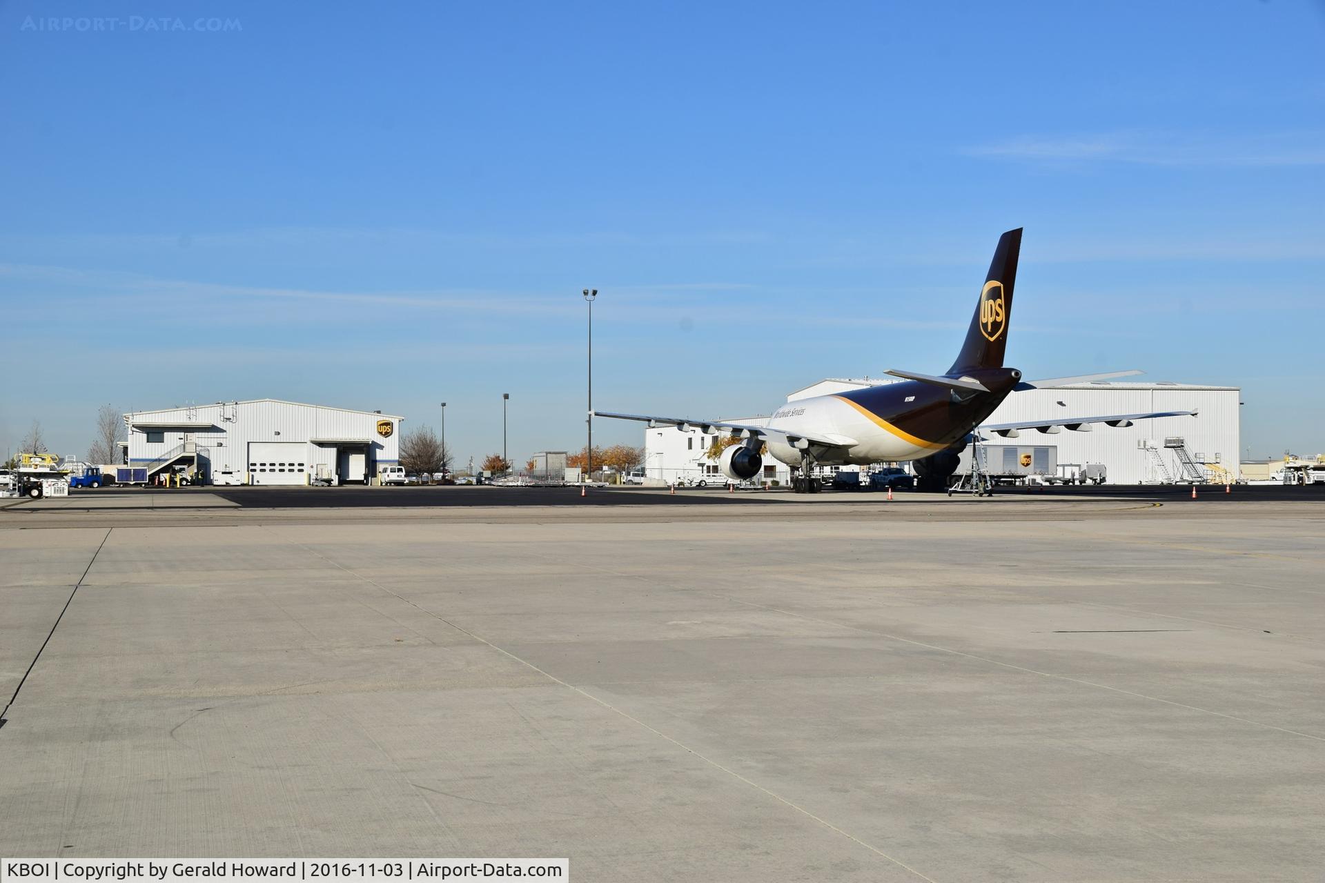 Boise Air Terminal/gowen Fld Airport (BOI) - UPS ramp located on the airport's west end.