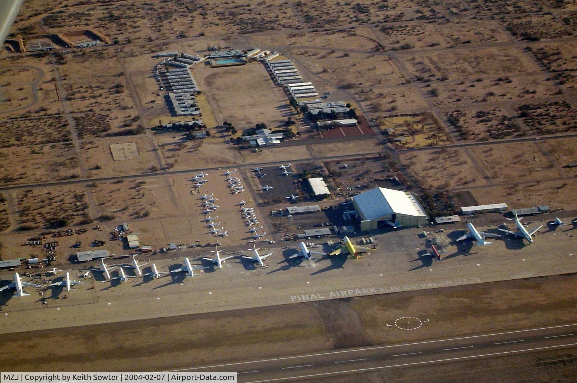 Pinal Airpark Airport (MZJ) - Overflight