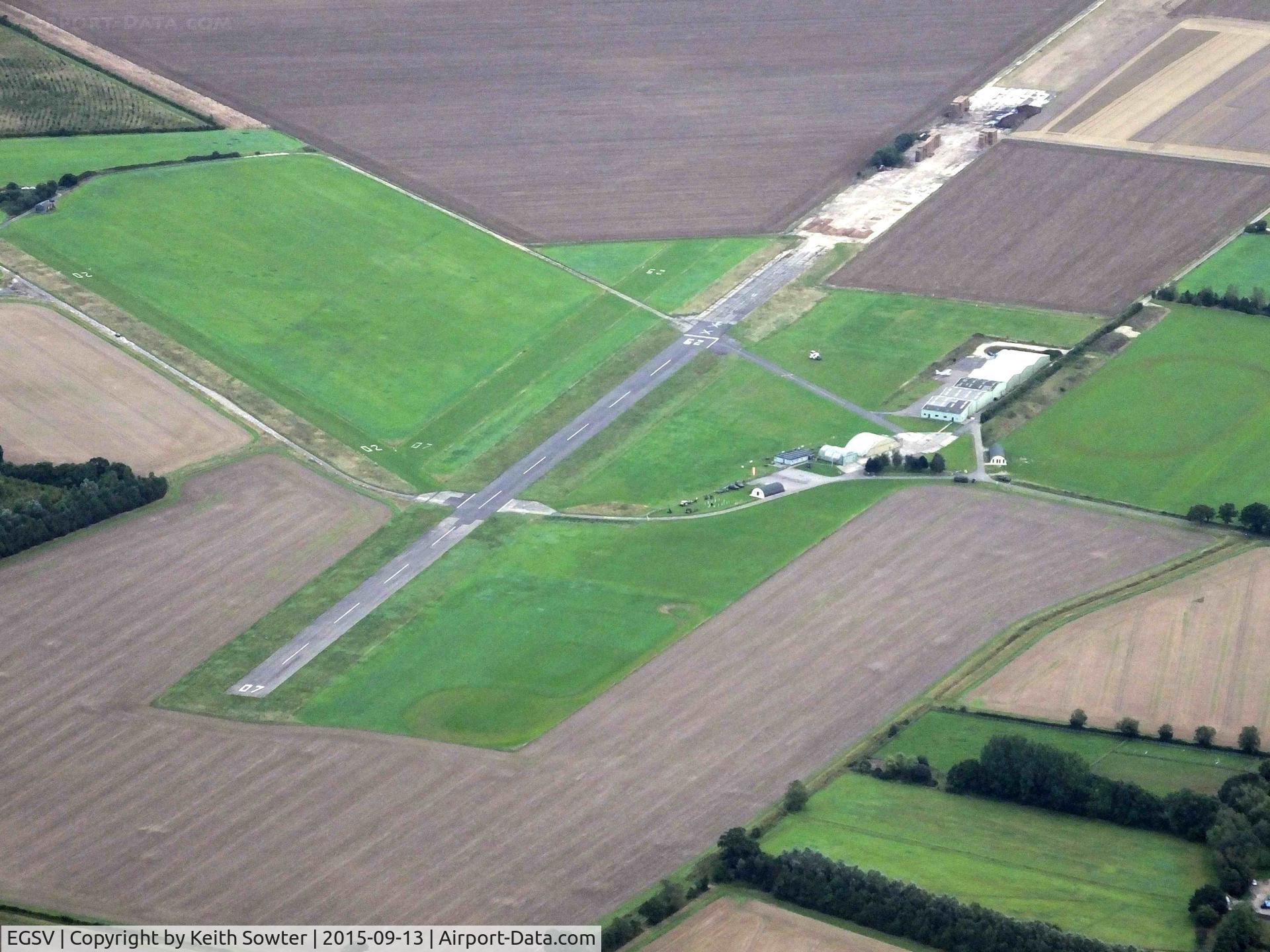 Old Buckenham Airport, Norwich, England United Kingdom (EGSV) - Taken from a hot air balloon