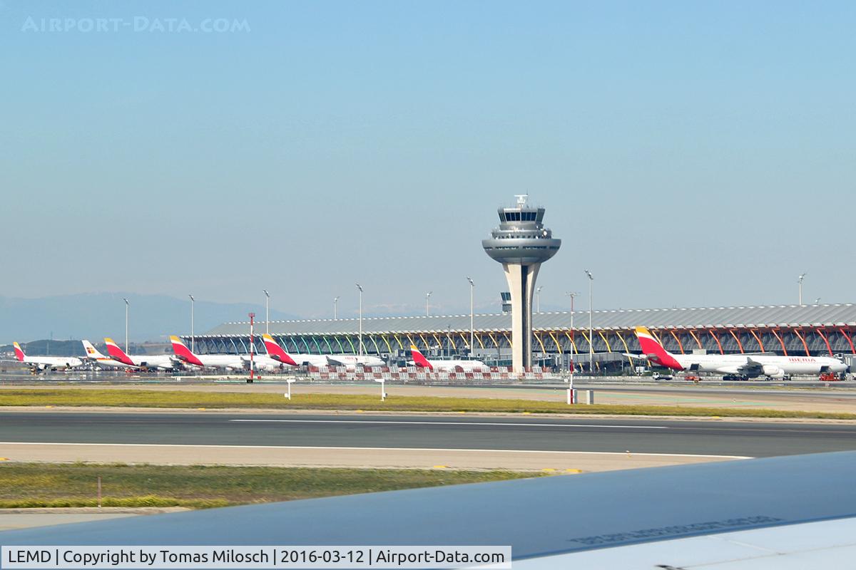Barajas International Airport, Madrid Spain (LEMD) - No doubt about the dominating airline ...