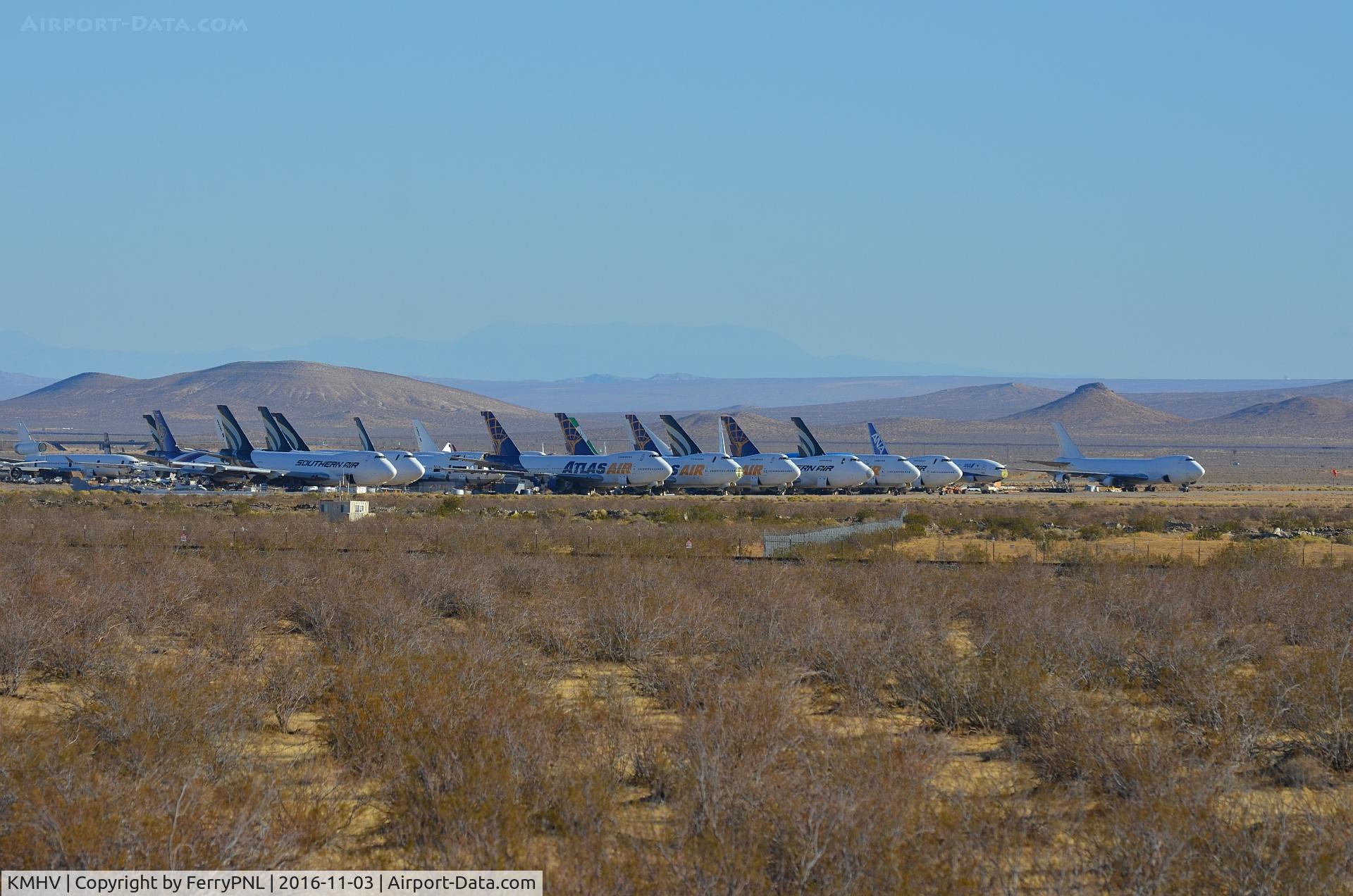 Mojave Airport (MHV) - Scenery shot of Mohave desert, Ca.