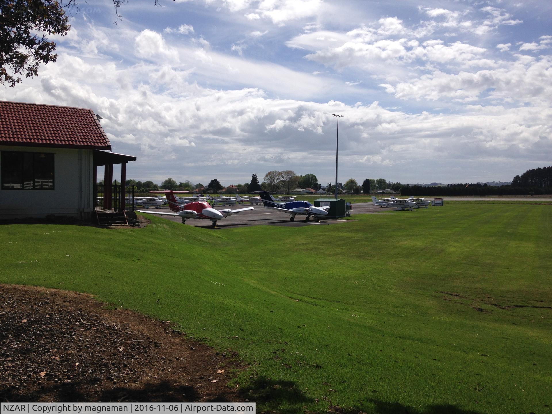 Ardmore Airport, Auckland New Zealand (NZAR) - Ardmore flying school apron