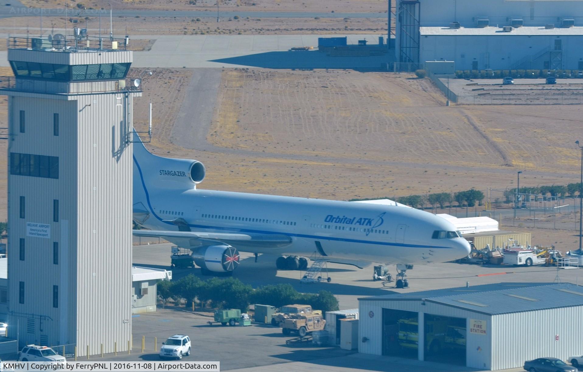 Mojave Airport (MHV) - Tower and the last operational L1011 N140SC 