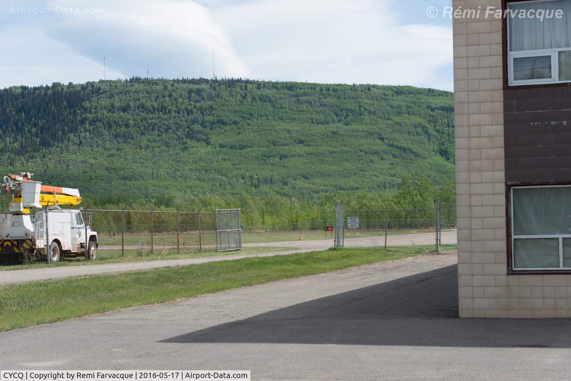 Chetwynd Airport, Chetwynd, British Columbia Canada (CYCQ) - General view.