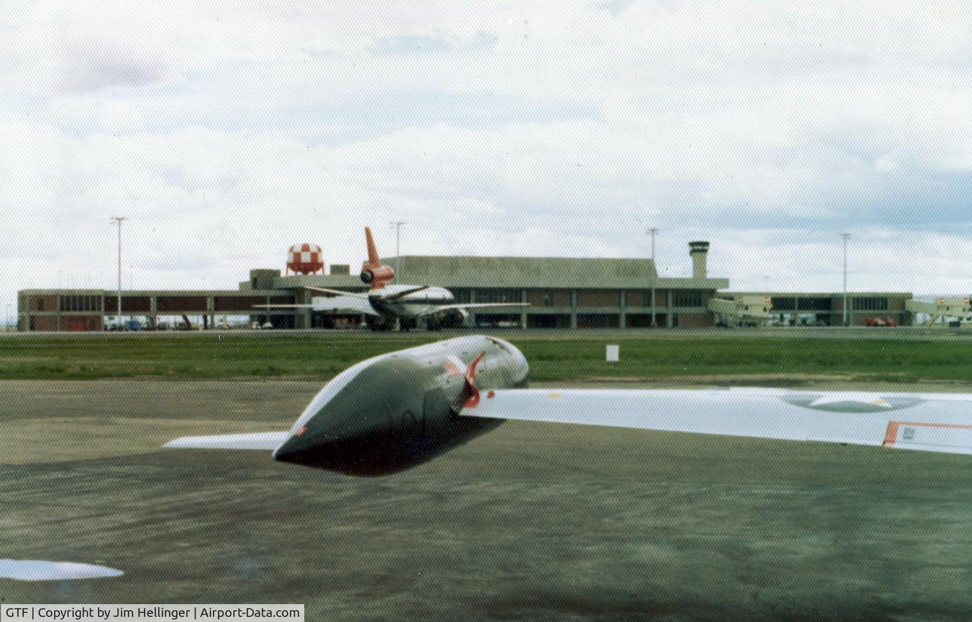 Great Falls International Airport (GTF) - New GTF Terminal in 1975.