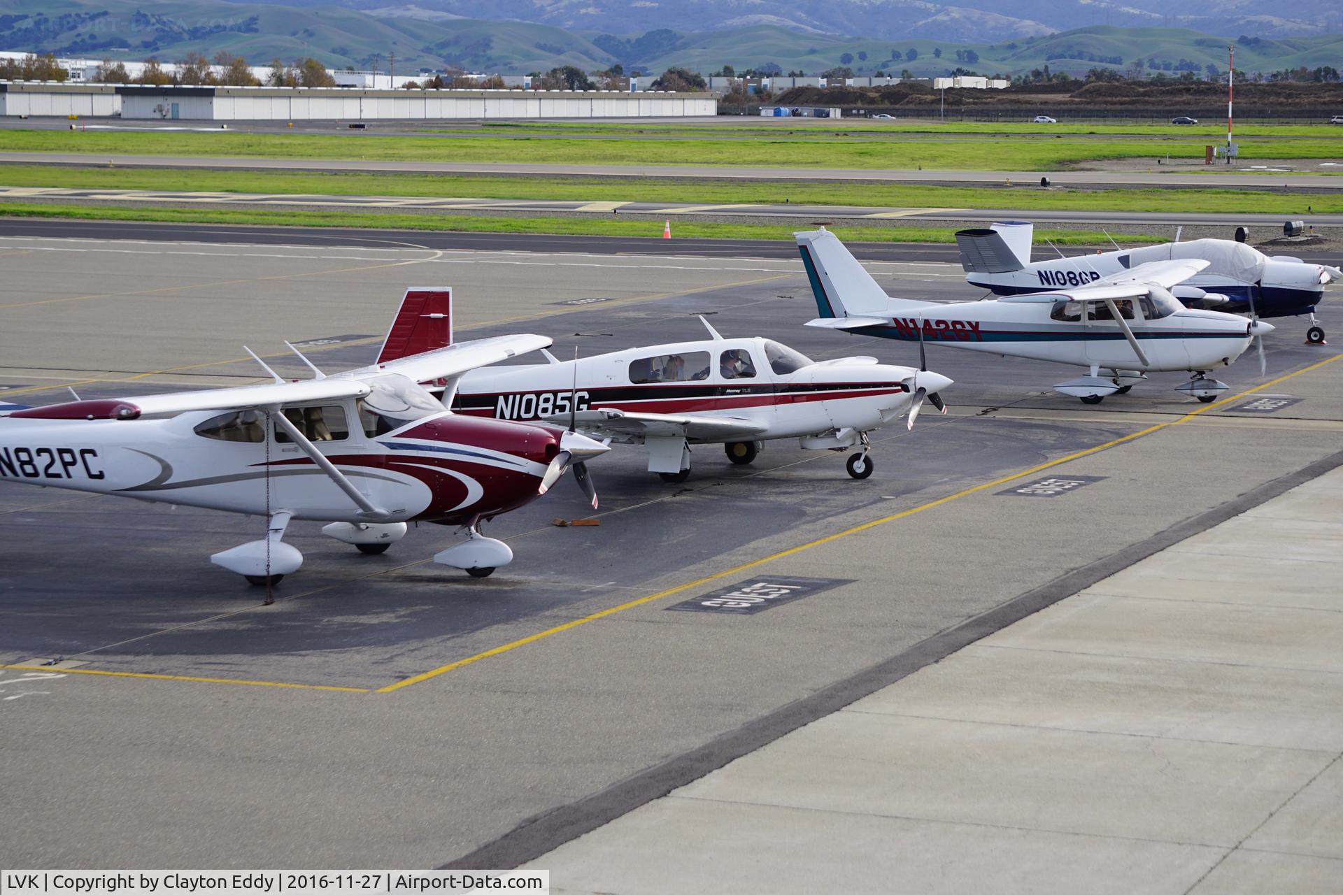 Livermore Municipal Airport (LVK) - Livermore ramp 2016.