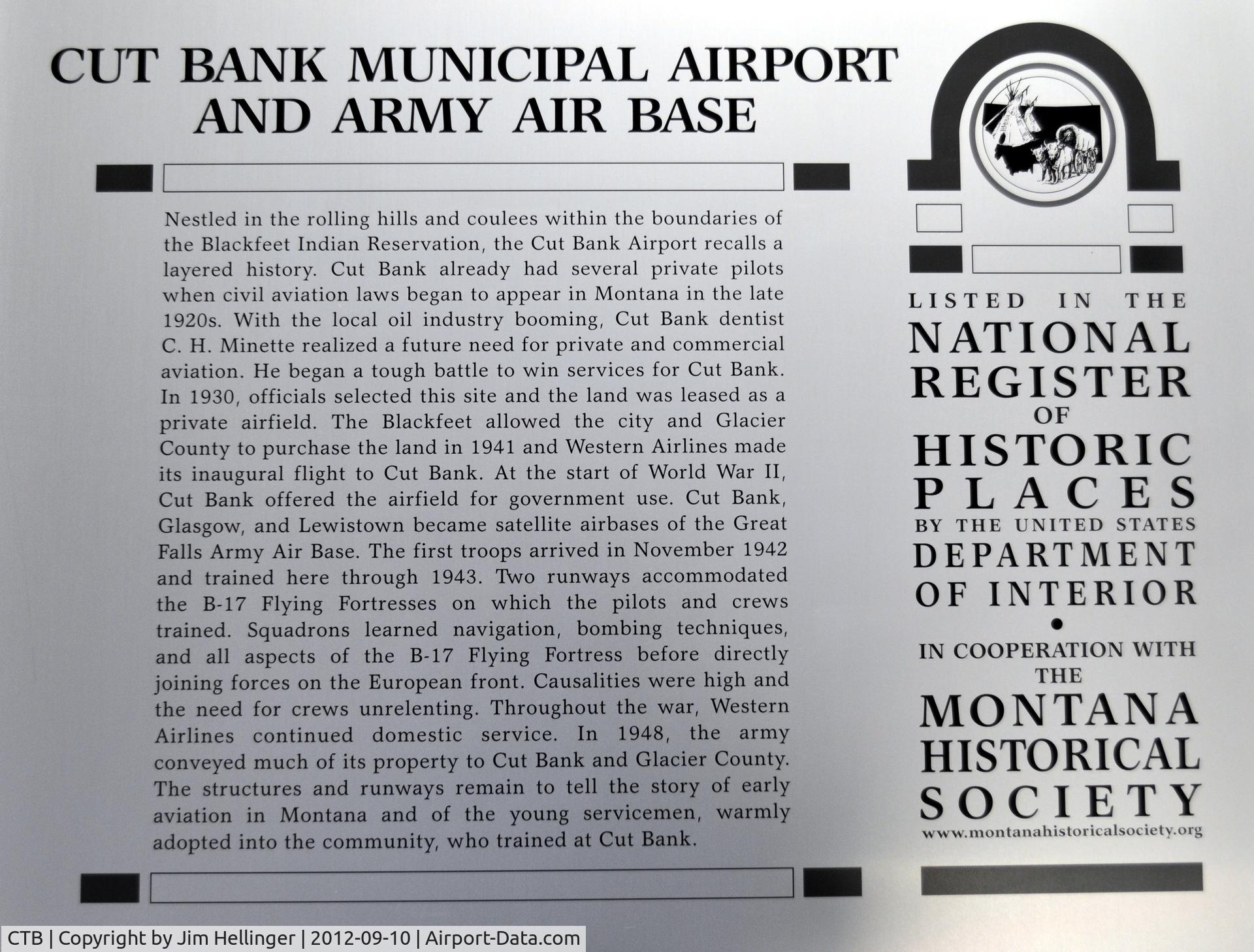 Cut Bank International Airport (CTB) - Cut Bank Airport