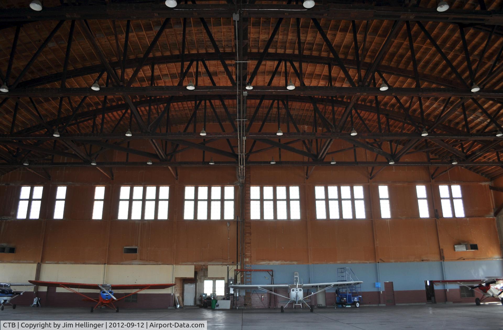 Cut Bank International Airport (CTB) - Inside Cut Bank's WW2 era Hanger
