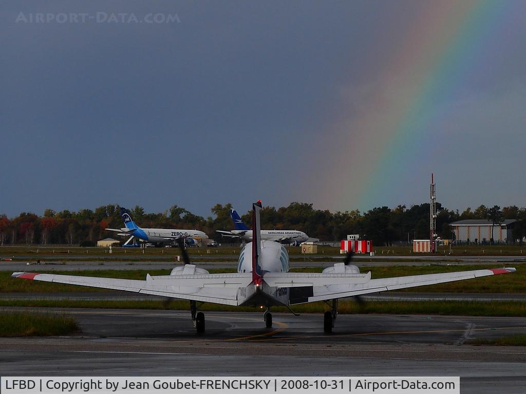 Bordeaux Airport, Merignac Airport France (LFBD) - rainbow after rain