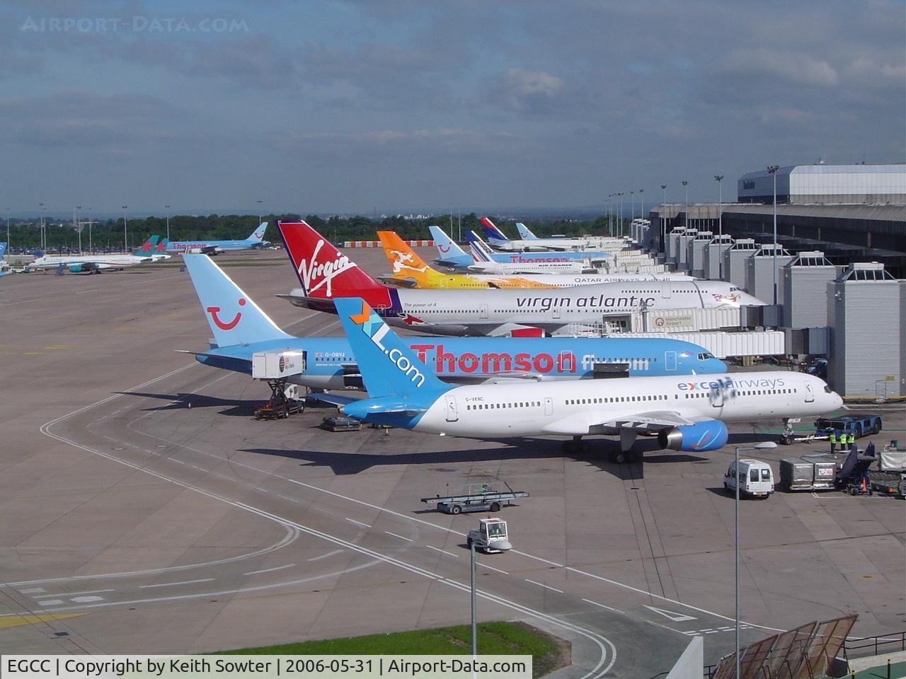 Manchester Airport, Manchester, England United Kingdom (EGCC) - Taken from Car Park roof