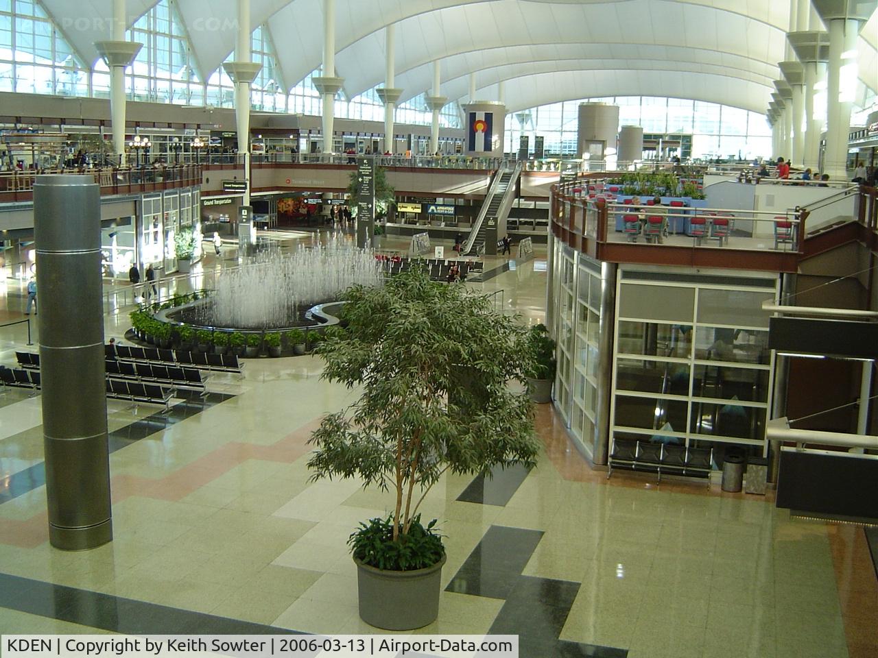 Denver International Airport (DEN) - Inside terminal