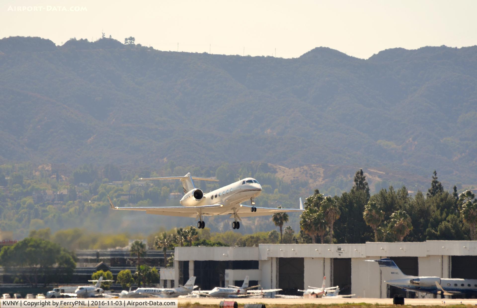 Van Nuys Airport (VNY) - Van Nuys seen from official spotting location.