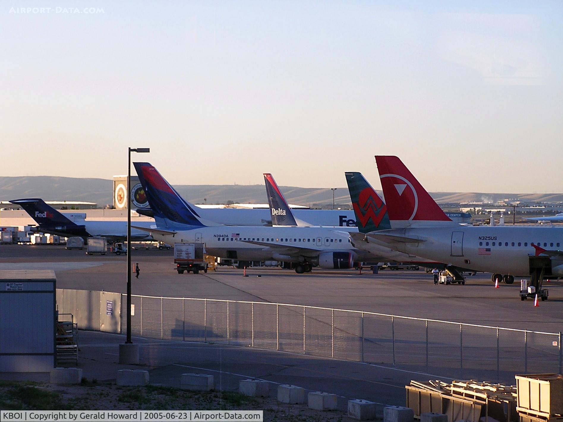 Boise Air Terminal/gowen Fld Airport (BOI) - North side of the B Concourse just before rush hour.