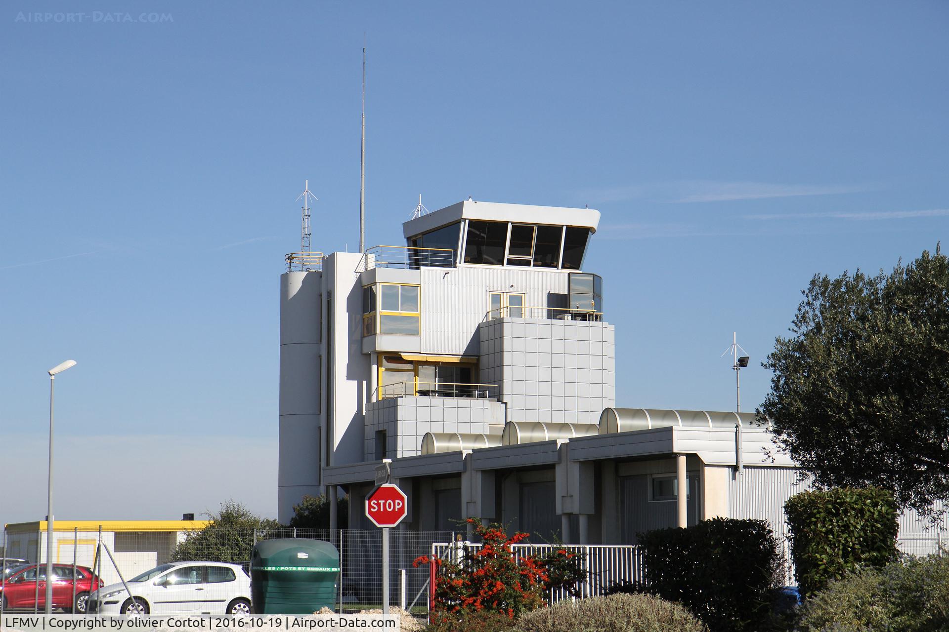 Avignon Caumont Airport, Avignon France (LFMV) - the control tower