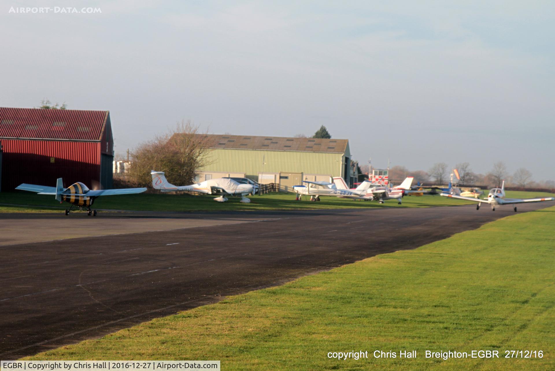 EGBR Airport - departing from Breighton in Max Holste MH-1521M Broussard G-CIGH
