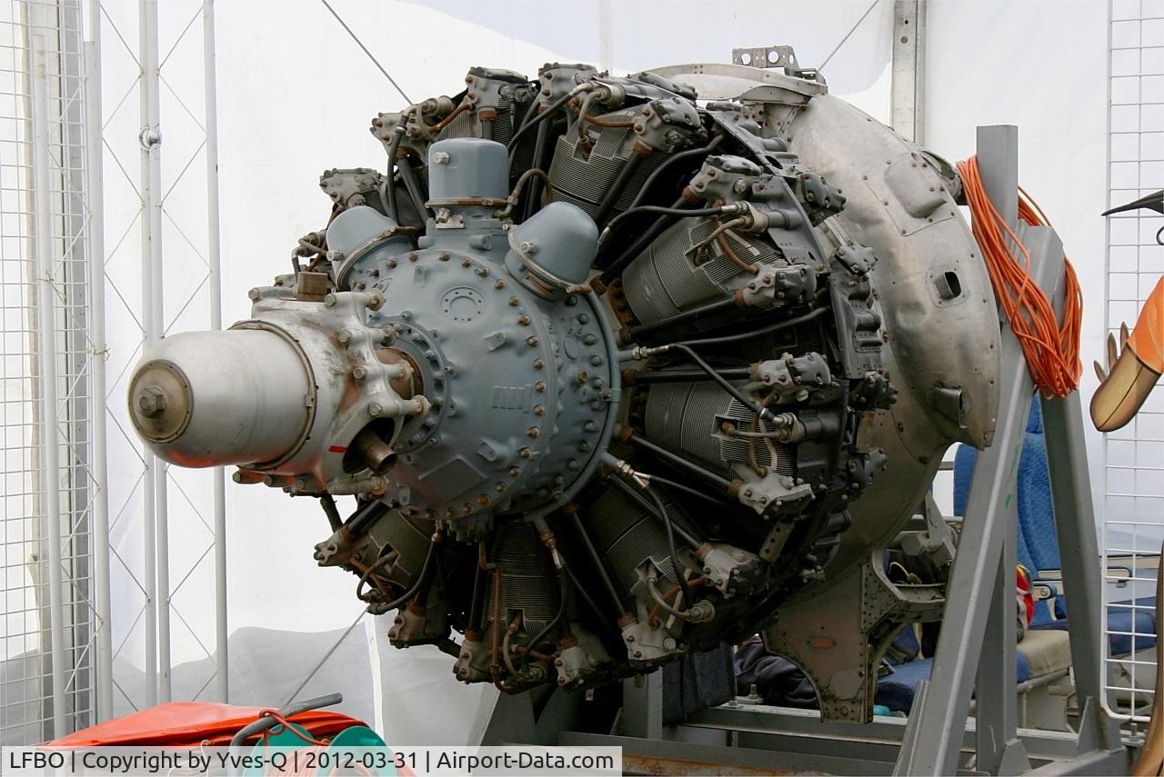 Toulouse Airport, Blagnac Airport France (LFBO) - Pratt & Whitney R2800 Double Wasp, Les Ailes Anciennes Museum, Toulouse-Blagnac  airport (LFBO-TLS)