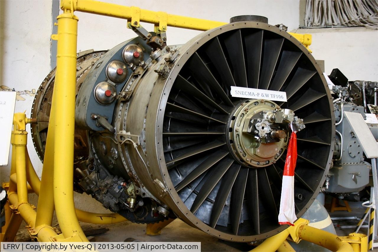 Vannes Meucon Airport, Vannes France (LFRV) - Snecma-Pratt & Whitney TF106, MaVaMo Museum (closed), Vannes-Meucon Airport  (LFRV-VNE)