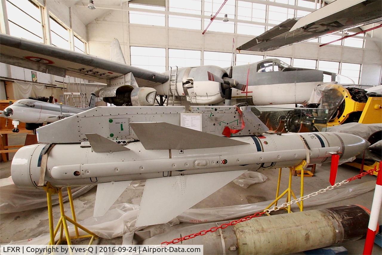 LFXR Airport - AS-37 Martel is an Anglo-French anti-radiation missile (ARM), Naval Aviation Museum, Rochefort-Soubise airport (LFXR)