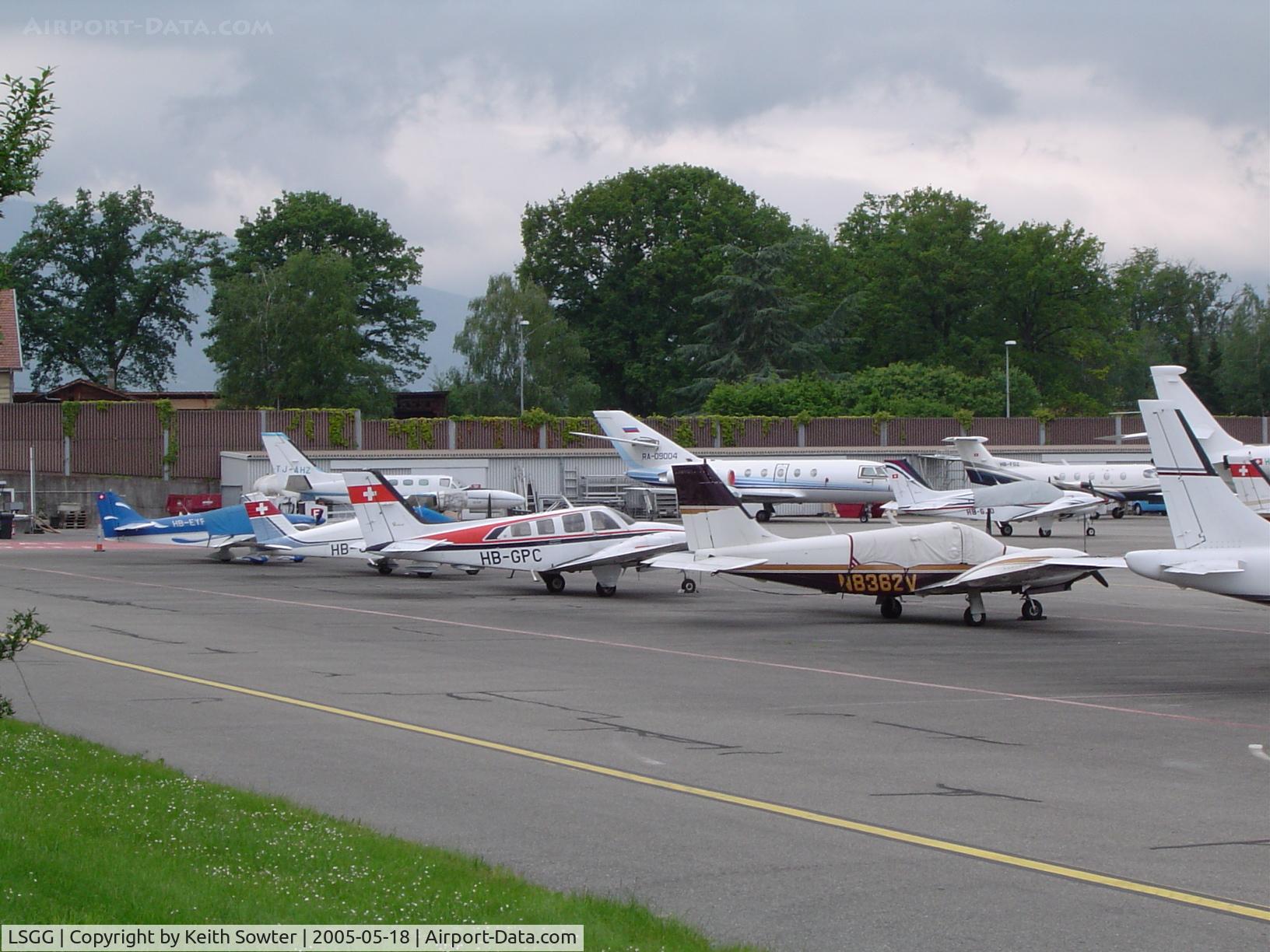 Geneva Cointrin International Airport, Geneva Switzerland (LSGG) - GA Parking Area