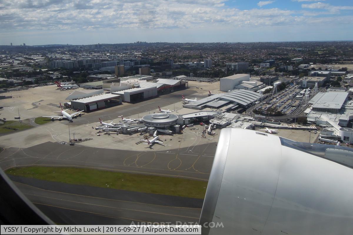 Sydney Airport, Mascot, New South Wales Australia (YSSY) - Domestic Qantas terminal at Sydney, taken from PK-GHD, enroute to DPS