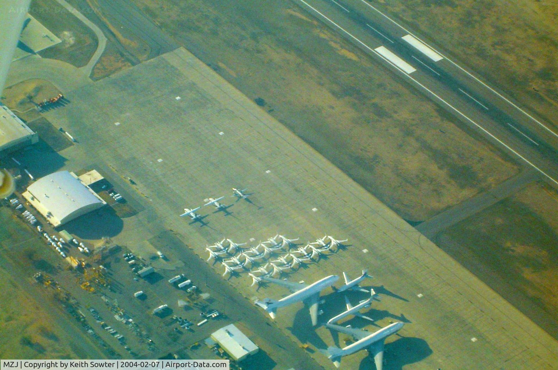 Pinal Airpark Airport (MZJ) - Image taken through perspex window of aircraft whilst overflying / taxying around 