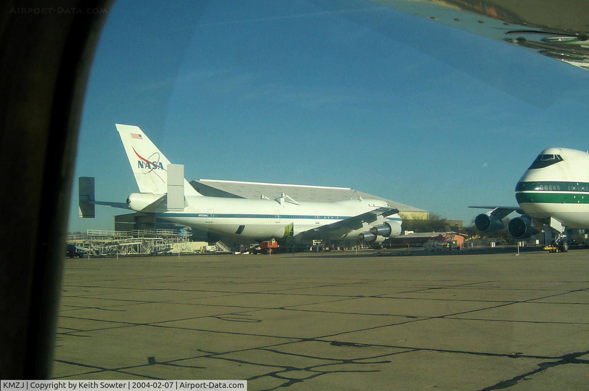 Pinal Airpark Airport (MZJ) - Image taken through perspex window of aircraft whilst overflying / taxying around 