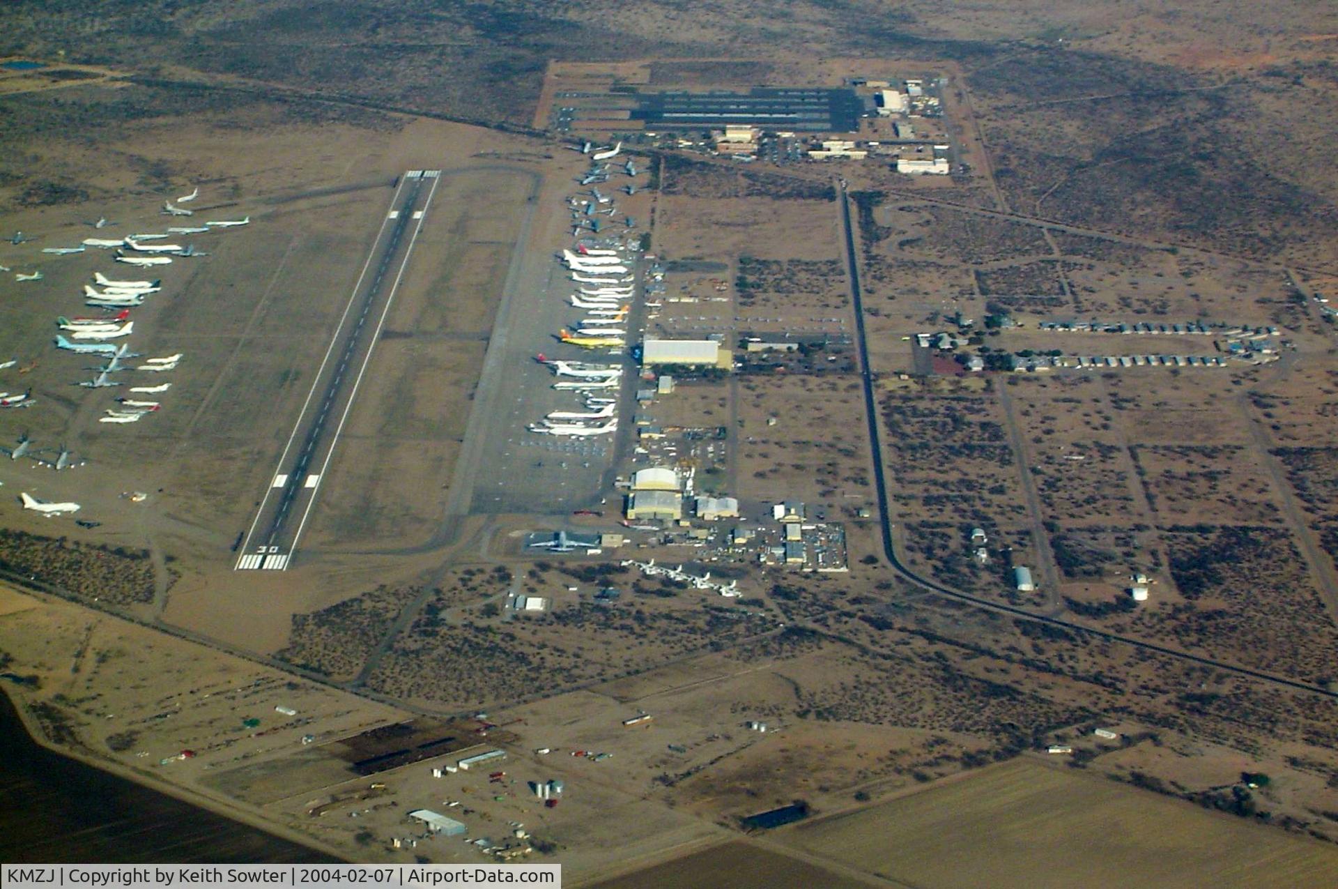 Pinal Airpark Airport (MZJ) - Image taken through perspex window of aircraft whilst overflying / taxying around 