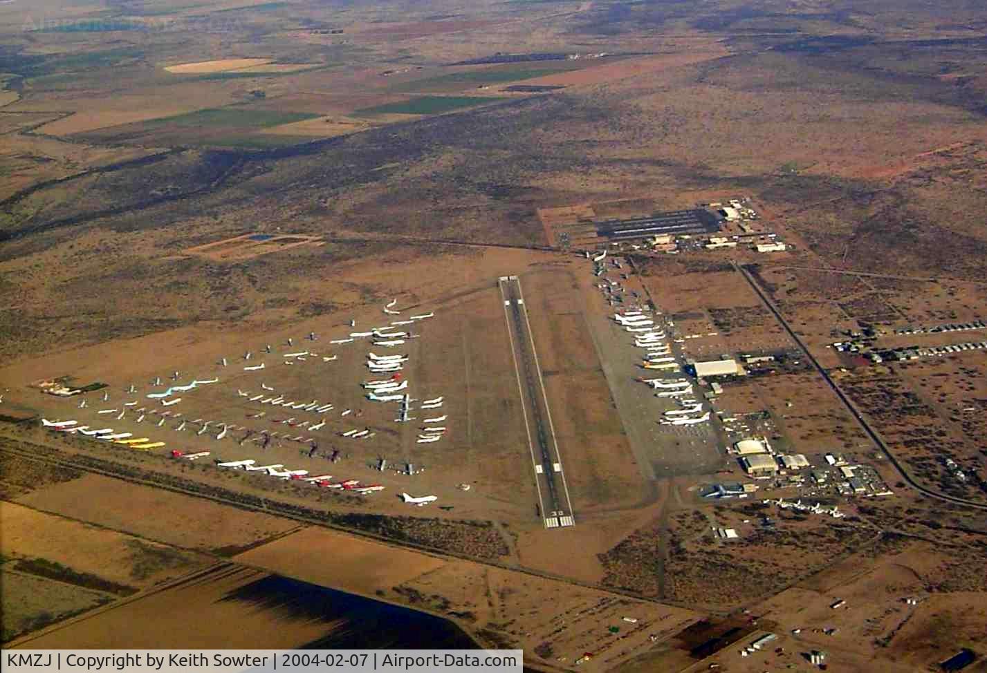 Pinal Airpark Airport (MZJ) - Image taken through perspex window of aircraft whilst overflying / taxying around 