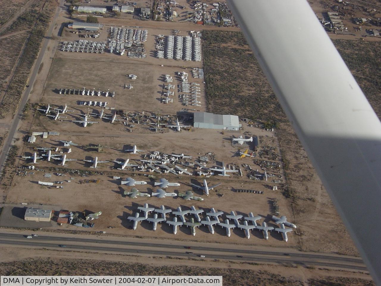 Davis Monthan Afb Airport (DMA) - Aerial View of AMARC