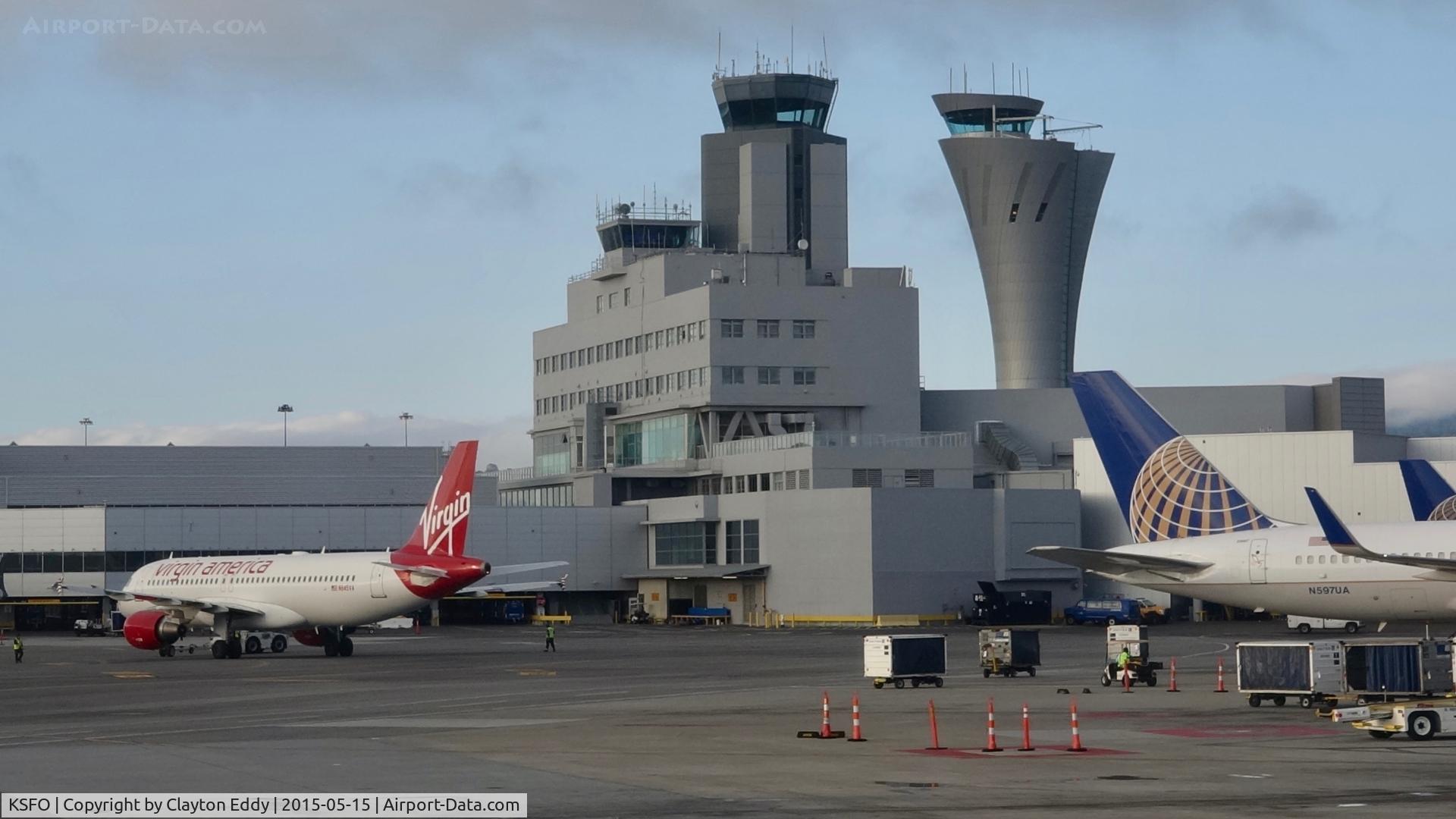 San Francisco International Airport (SFO) - New tower still under construction. 2015.