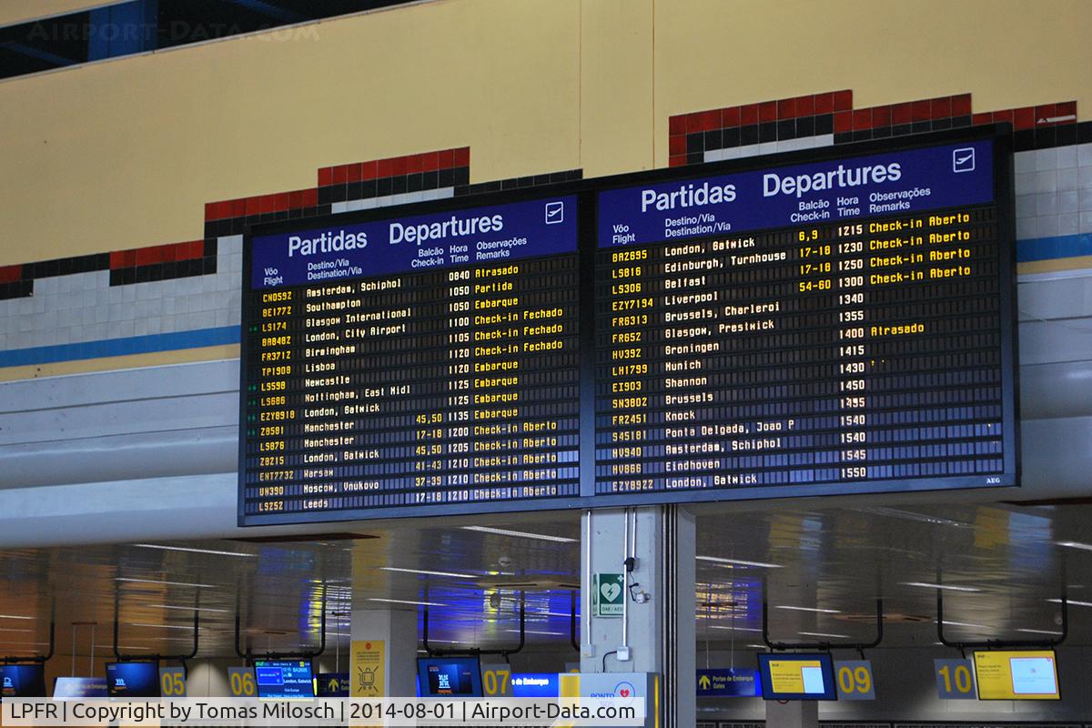 Faro Airport, Faro Portugal (LPFR) - Departure hall at FAO