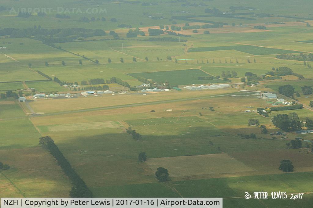Feilding Aerodrome Airport, Feilding New Zealand (NZFI) - GA airport, close to Palmerston North and Ohakea.Taken transiting through the airspace at 3000ft heading south-east.