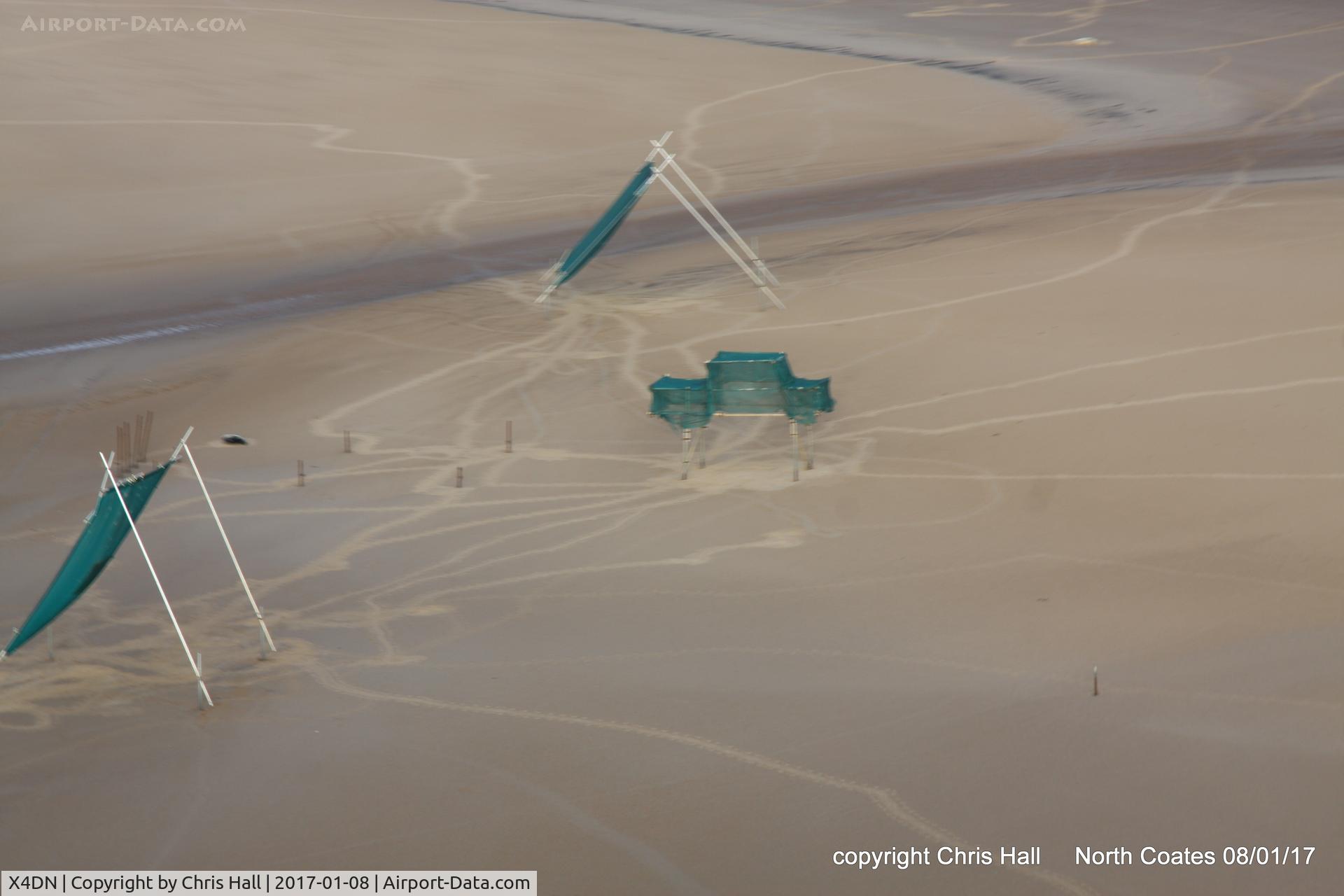 X4DN Airport - Targets on the beach at RAF Donna Nook Air Weapons Range