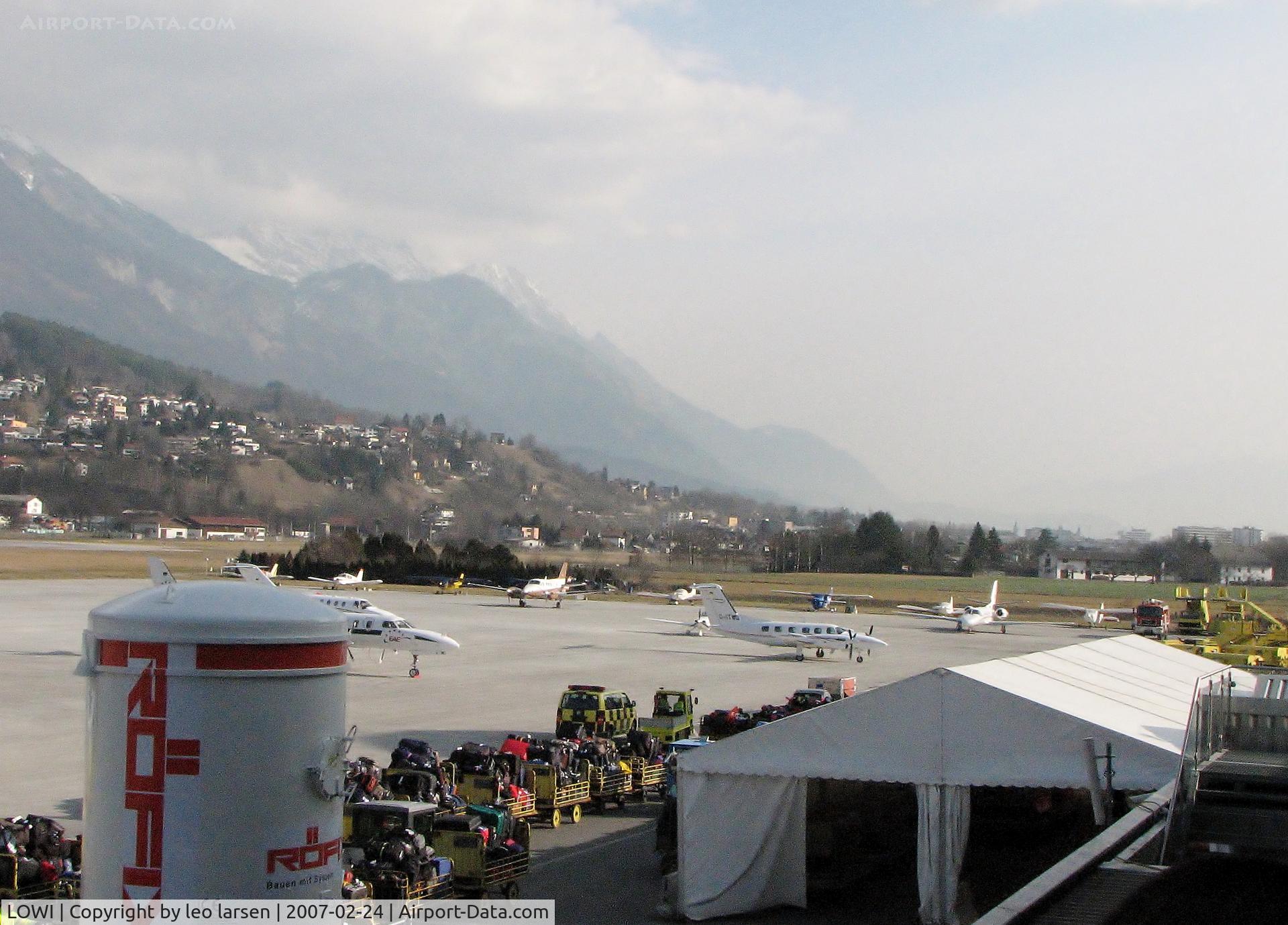 Innsbruck Airport, Innsbruck Austria (LOWI) - Innsbruck 24.2.2007