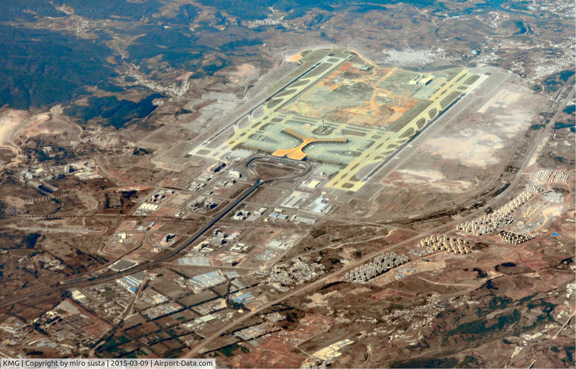 Kunming Wujiaba International Airport, Kunming, Yunnan China (KMG) - Kunming Changshui International Airport, P R China