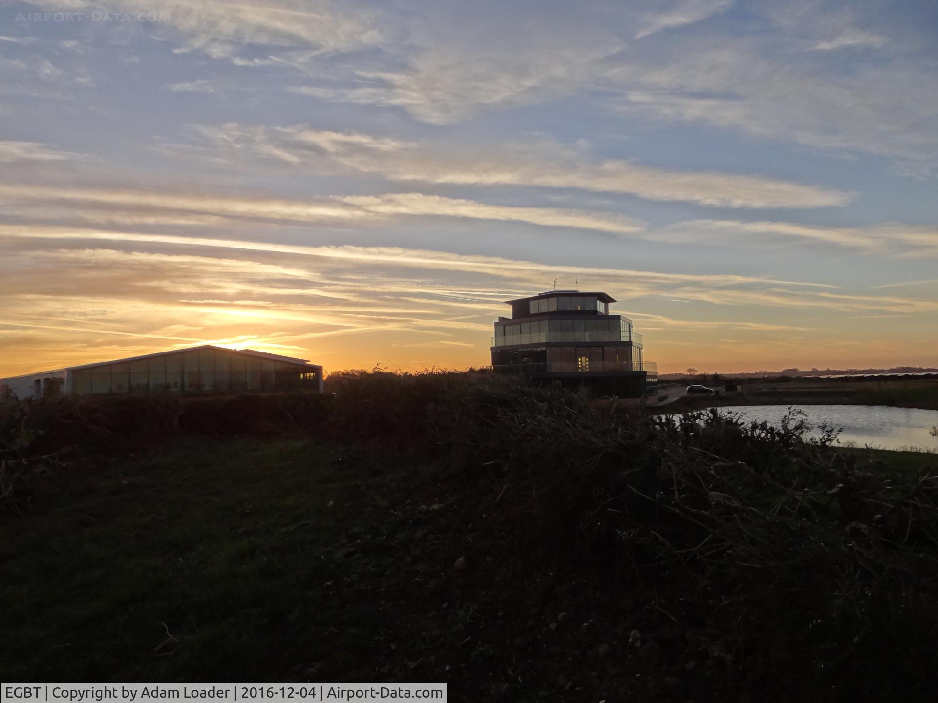 Turweston Aerodrome Airport, Turweston, England United Kingdom (EGBT) - New tower at Turweston