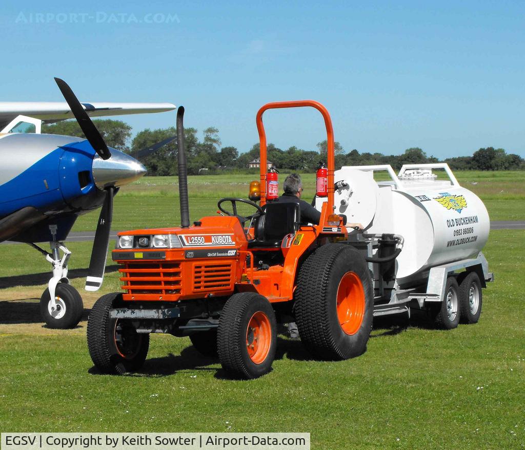 Old Buckenham Airport, Norwich, England United Kingdom (EGSV) - Mobile Fuel Bowser