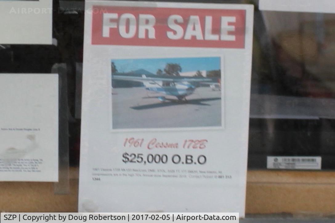 Santa Paula Airport (SZP) - FOR SALE 1961 Cessna 172